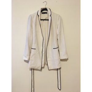 White Zara blazer